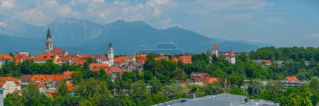 Paisaje urbano de la ciudad eslovena Kranj