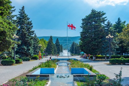 Photo for Gori, Georgia, September 1, 2023: Stalin park in Georgian town Gori - Royalty Free Image