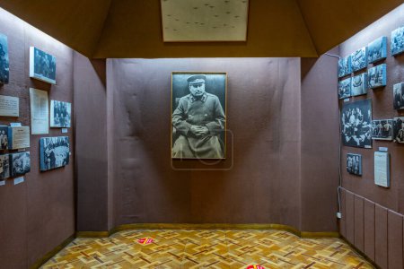 Photo for Gori, Georgia, September 1, 2023: Interior of Stalin museum in Gori, Georgia - Royalty Free Image