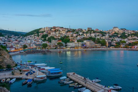 Photo for Ulcinj, Montenegro, July 6, 2023: View of marina in Ulcinj, Montenegro - Royalty Free Image