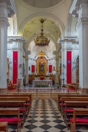 Photo for Koper, Slovenia, 23 June 2023: Interior of the Church of the Assumption of the Virgin Mary in Koper, Slovenia - Royalty Free Image