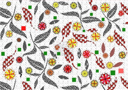 Téléchargez les photos : Insolite délicatement chatoyante et étonnante conception abstraite florale moderne 3D texturée unique dans des teintes à motifs sur un fond fantaisie parfait pour des fonds d'écran uniques dans des teintes et des teintes subtiles. - en image libre de droit