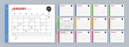 Ilustración de Calendar 2022 month schedule. Lock, Payment method and Holidays shopping minimal line icons. Stars, Beer glass, Painting brush icons. Smile face, Outsourcing, Friends community web elements. Vector - Imagen libre de derechos