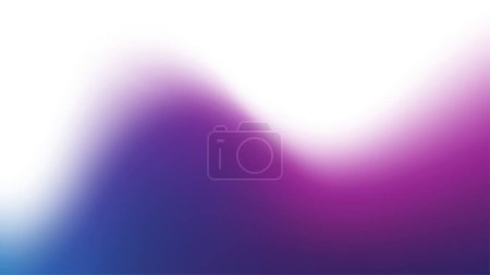 Illustration for Blurred wave background with abstract neon light. Smooth template with blurred color gradient. Vibrant gradient background. Abstract color mesh fluid design. Dynamic blur wave. Vector - Royalty Free Image