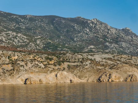 Photo for Panoramic view from the middle of the Velebit Channel near the port of Zigljen. - Royalty Free Image