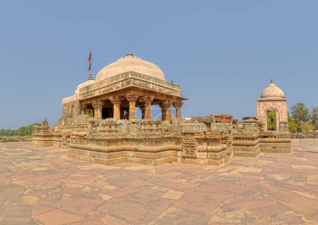 Foto de Restos antiguos del Templo Harshat Mata en la aldea histórica Abhaneri en el estado Rajasthan India. - Imagen libre de derechos
