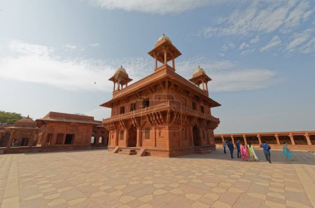 Photo for Historical remains of Panch Mahal in Fatehpur Sikri, Uttar Pradesh India. - Royalty Free Image