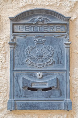 Photo for Mailbox on the wall of the house in Bari Italy. - Royalty Free Image