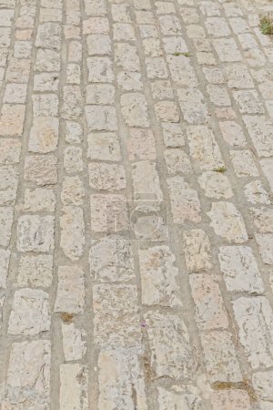 Photo for Stone street close up detail in Old City, Jerusalem Israel. - Royalty Free Image