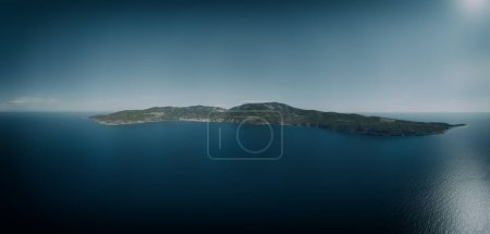Photo for Panoramic seascape of Vis Island looking at Komiza - Royalty Free Image