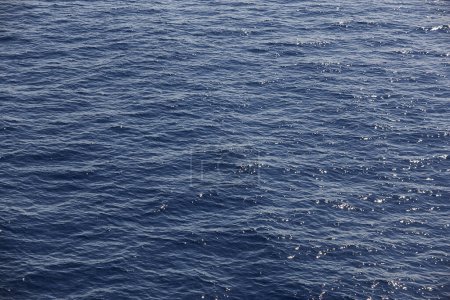 Photo for Blue sea background. Marine waves. Seascape backdrop - Royalty Free Image