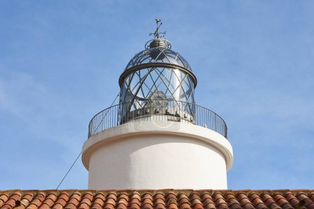 St. Sebastian lighthouse in Llafranc. Costa Brava. Girona, Catalonia. Spain