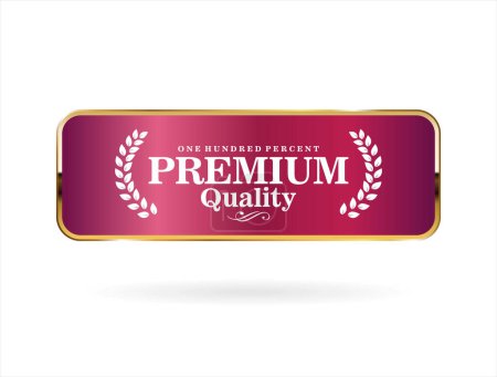Illustration for Premium quality labels and badges vector collection - Royalty Free Image