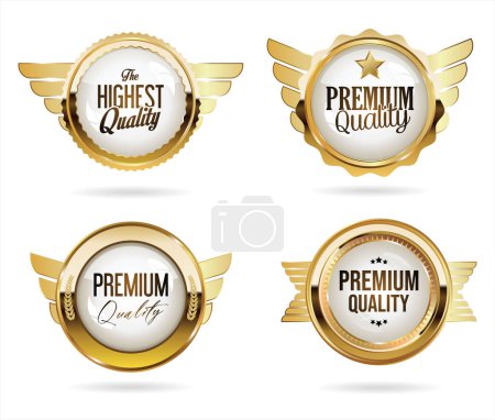 Illustration for Vintage Style premium quality design vector collection - Royalty Free Image