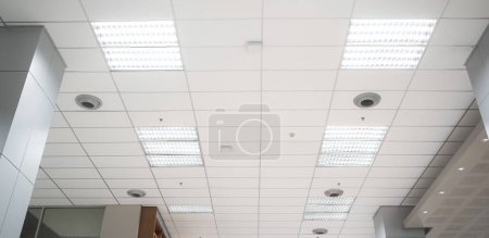 Photo for Ceiling mounted cassette type air conditioner - Royalty Free Image