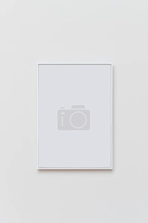Photo for Transform space into art gallery with modern picture frames. white design and empty templates create blank canvas for images or artwork. Whether in home or office. - Royalty Free Image