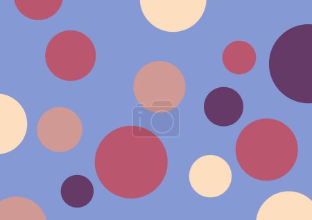 Téléchargez les photos : Abstract background with colorful circles.  Illustration - en image libre de droit