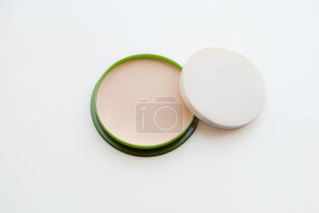 Photo for Skin powder with natural extract of fresh aloe vera - Royalty Free Image