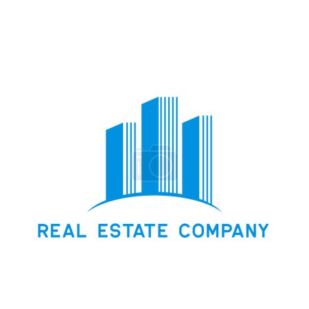 Illustration for Real estate logo isolated on white background. vector illustration - Royalty Free Image