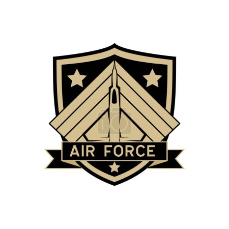 Photo for Army badge logo isolated on white background, vector illustration - Royalty Free Image
