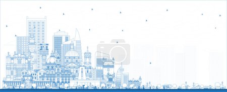 Téléchargez les photos : Bienvenue au Portugal. Décrivez la ville Skyline avec les bâtiments bleus. Concept à l'architecture moderne et historique. Portugal Paysage urbain avec des monuments. Porto et Lisbonne. - en image libre de droit