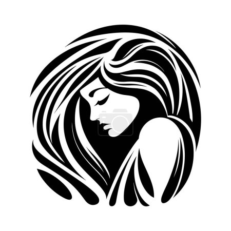 Foto de Belleza mujeres cara logo - Imagen libre de derechos