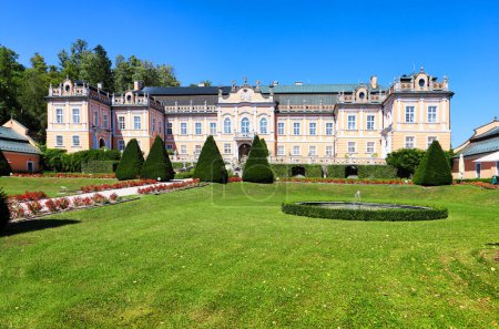 Photo for Nove Hrady Castle in rococo style in Eastern Bohemia, Czech Republic - Royalty Free Image