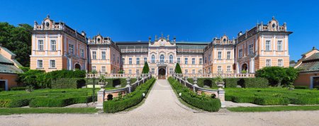 Photo for Nove Hrady Castle in rococo style in Eastern Bohemia, Czech Republic - Royalty Free Image