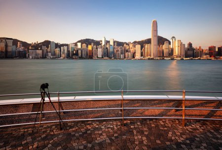 Téléchargez les photos : Panorama du port de Victoria de Hong Kong - en image libre de droit