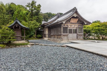 Photo for Old japanses shrine near Dazaifu Tenmangu, Fukuoka, Japan - Royalty Free Image