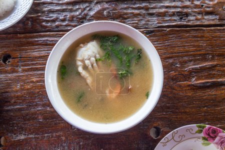 Photo for Delicious thai spicy and sour seafood soup - Royalty Free Image