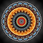 Mandala ornate design concept for element design