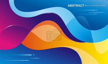 Téléchargez les illustrations : Abstract design background vector for element design banner flyer brochure template - en licence libre de droit