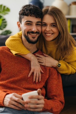 Photo for Portrait of a beautiful caucasian couple - Royalty Free Image