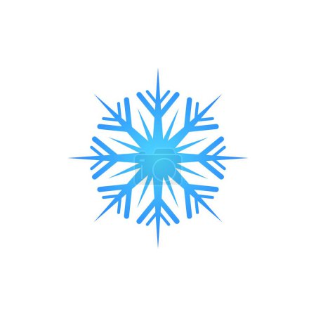 Foto de Nieve hielo logo arte vector plantilla ilustración - Imagen libre de derechos