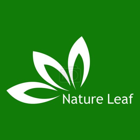 Téléchargez les illustrations : Feuille verte Nature Plante Symbole conceptuel Illustration vectorielle - en licence libre de droit