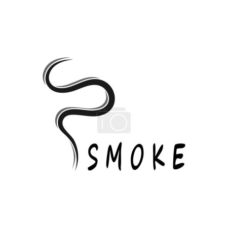 Foto de Plantilla de vector de logotipo de vapor de humo ilustración - Imagen libre de derechos
