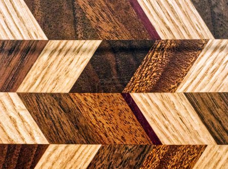 Photo for Wood Pattern #0 - Zigzag shades of wooden colors#1 - Royalty Free Image