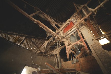 Foto de Polvo en un molino de arroz tradicional - Imagen libre de derechos