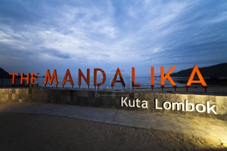 Foto de Kuta Mandalika Beach Lombok, Indonesia - Imagen libre de derechos