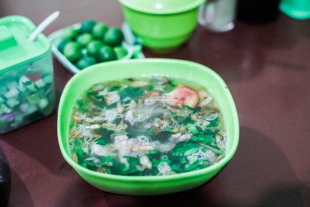 Photo for Sop Iga (Beef ribs soup) is Indonesian soup - Royalty Free Image