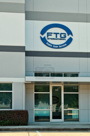 Photo for Houston, Texas USA 09-24-2023: FTG International office building exterior in Houston, TX. Global supplier of electronic parts and components. - Royalty Free Image