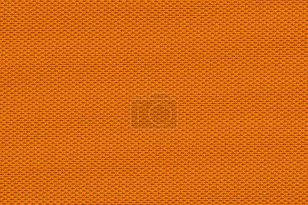 Téléchargez les photos : Swatch couleur orange unie de tissu tissé sur tapisserie d'ameublement en polyester, rayonne ou nylon avec des détails macro. - en image libre de droit