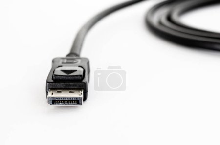 Display cable gold plated connector. technology