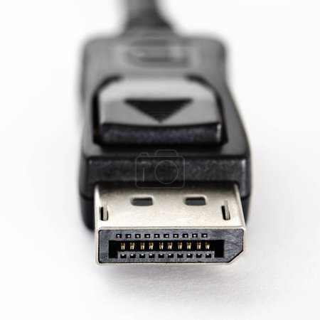 Display cable gold plated connector. technology
