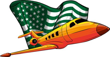 Illustration for Jet airplane vector illustration design - Royalty Free Image