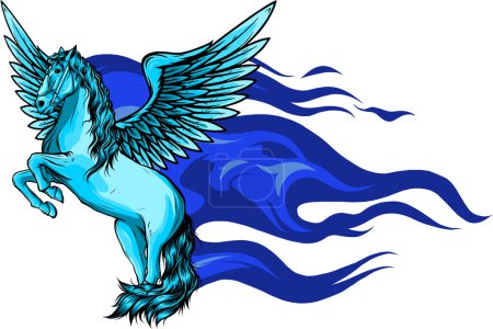 Ilustración de Ilustración vectorial del diseño Pegasus - Imagen libre de derechos