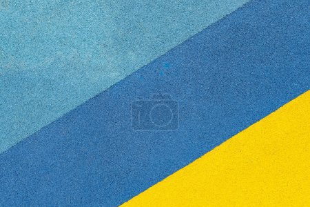 Photo for Texture of rubber ground in three different colors - Royalty Free Image