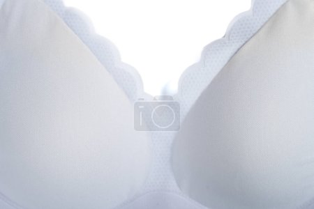 lilac bra for women on white background