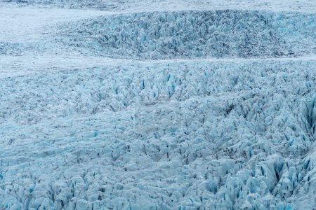 Foto de Primer plano de los patrones y formaciones de nieve de hielo del glaciar Fjallsarlon en Islandia - Imagen libre de derechos
